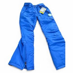 Arctic Quest Snowpants Unisex Youth 7/8 Blue Wind/Water Resistant Pockets